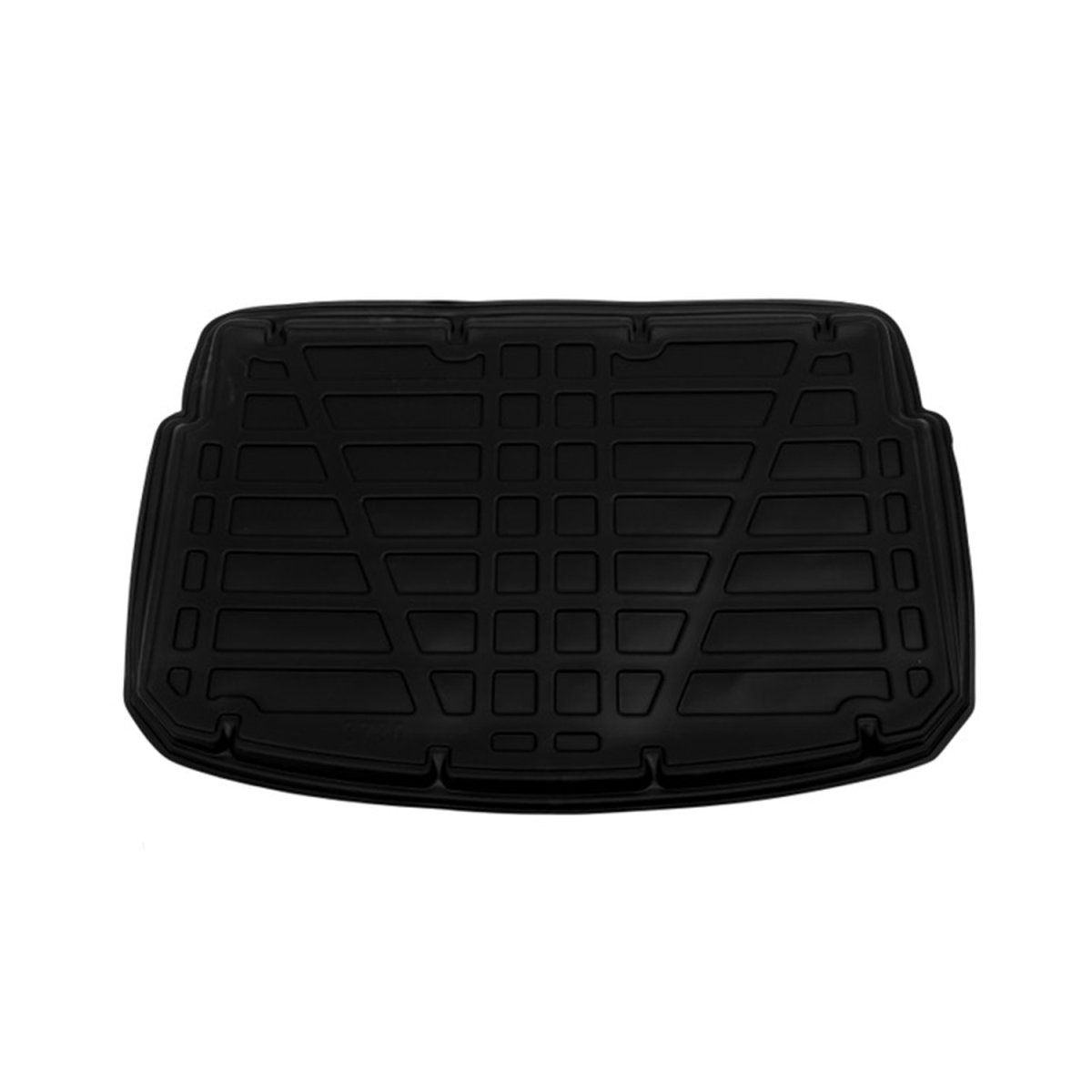 Toyota Yaris Trunk Mat - Rear - Omac - TPE - Black - 2013-2020 Toyota Yaris Trunk Mat - Rear - Omac - TPE - Black - 2013-2020